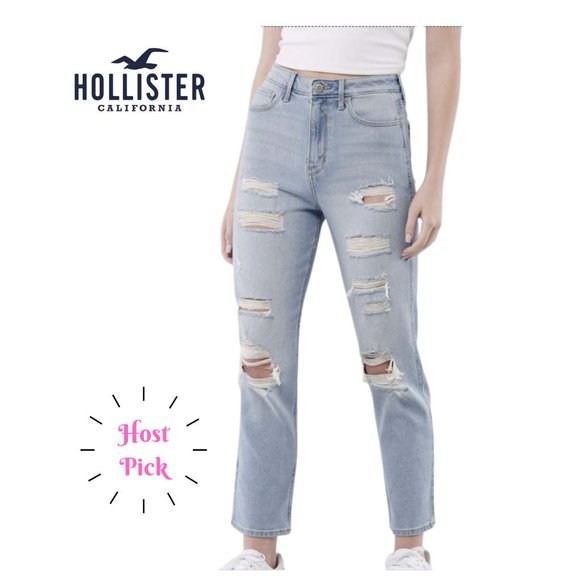 Hollister Denim - Hollister Ultra High-Rise Mom Jeans relaxed SZ 3P